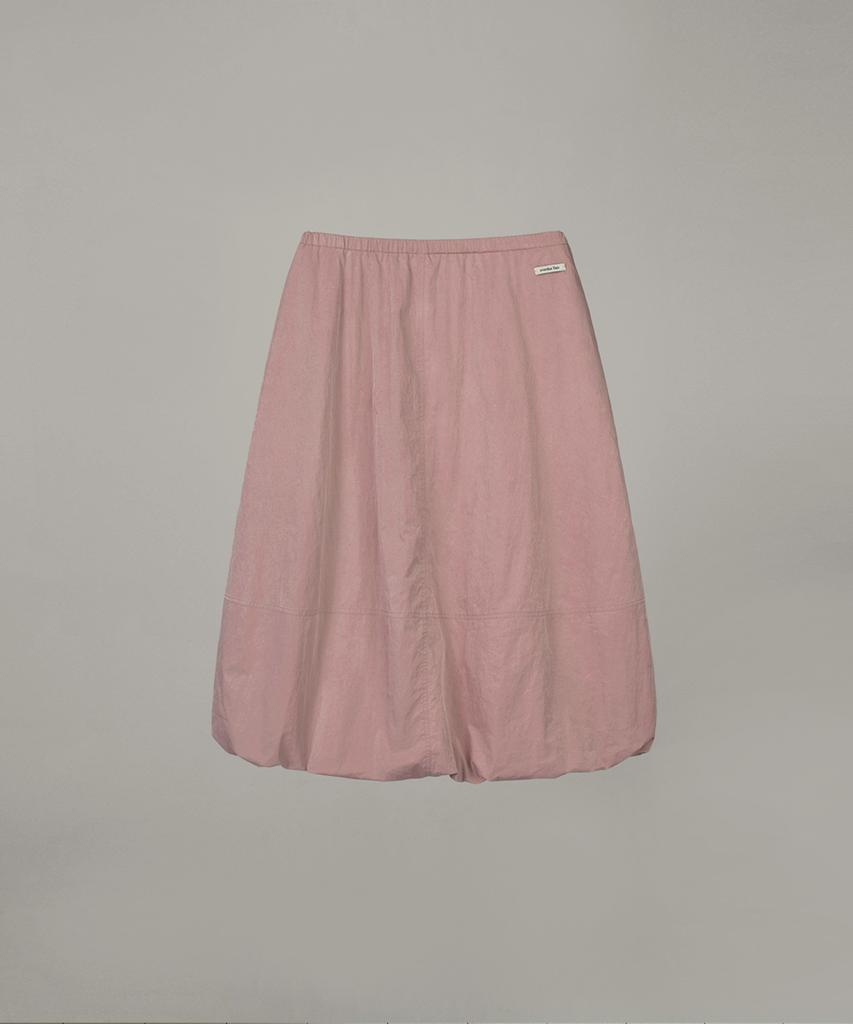 Obeodyupeulleeo Volume Long Skirt_Pale Pink
