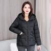 2025 Short Hooded Down Cotton Jacket Women's New Fashion Temperament Warm Winter Clothes Slimming Loose Cotton Jacket