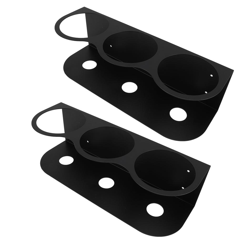 2 buc. Suport pentru 3 spray-uri, raft din fier montat pe perete, organizator pentru depozitarea sticlelor spray pentru garaj și lucru