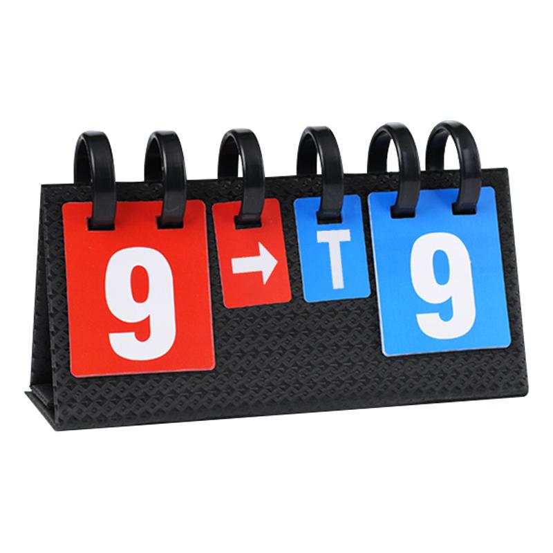 Latest Multi Sports Score Flip Scoreboard with Number Cards,Portable Desktop Board