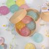 Mini Glitter Dumpling Squishes Stress Relief Toy With Dumplings Steamer Fidget Sensory Squeeze Ball Simulation Food Squishy Bun