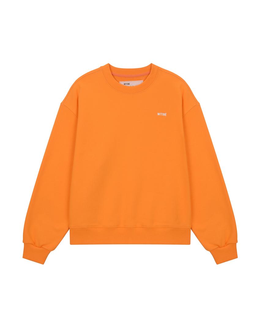 Matile Basic Logo Sweatshirt / Orange