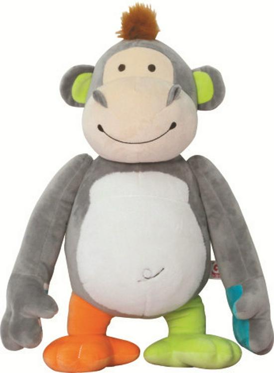 Gorilla King Kong Plush Toy Cushion - Chimpanzee Companion Doll for Kids 40CM Jointed