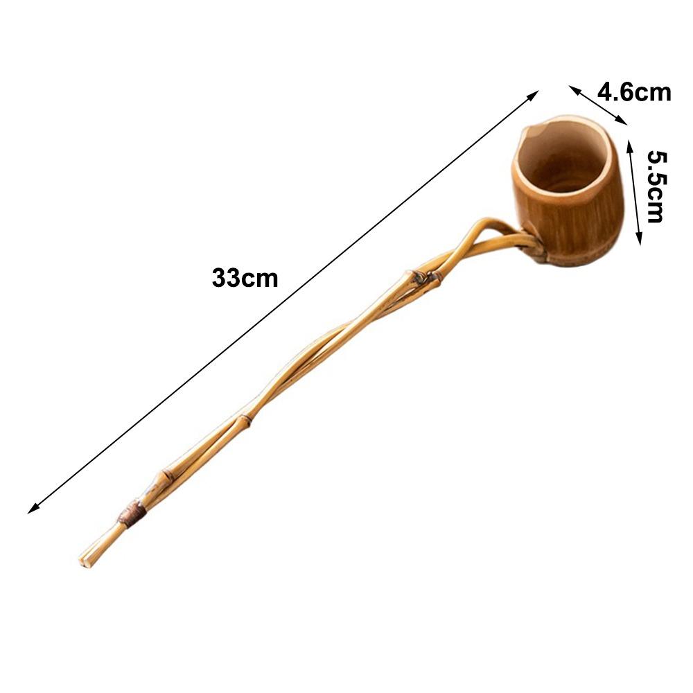 Long Handle Tea Infusers Bamboo Material Tea Scoop Durable Tea Ceremony Utensils  Tea Ceremony
