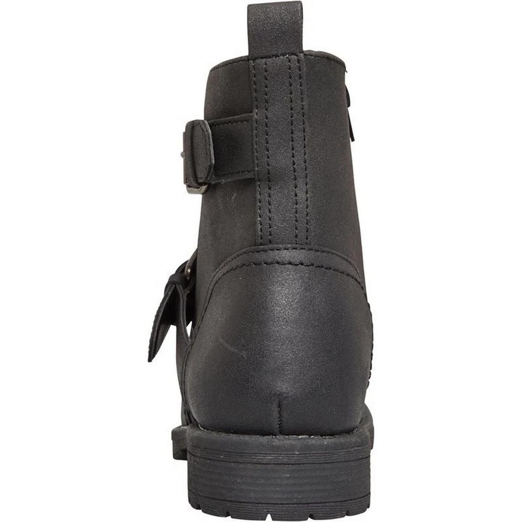 Nicholas Deakins Mens Chad Low Block Heel Motorcycle Boots