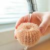 Eggshell Chicken Cleaning Brush Cartoon Kitchen Cleaning Scrubbers Fiber Ball Head with Detachable Handle for Bowls