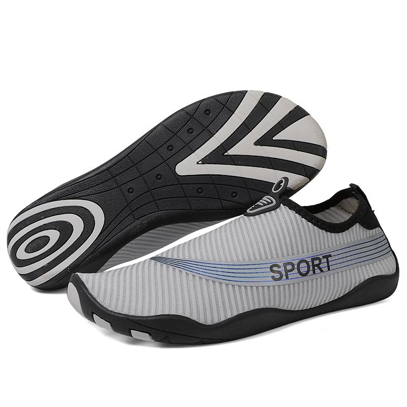 New Outdoor Creek Walking Shoes Non-slip and Wear-resistant Quick-drying Shoes Wading Shoes Rubber Sole Breathable Mesh Barefoot Water Shoes