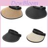 Summer Sun Protection Wide Brim Cap With Foldable Design For Women