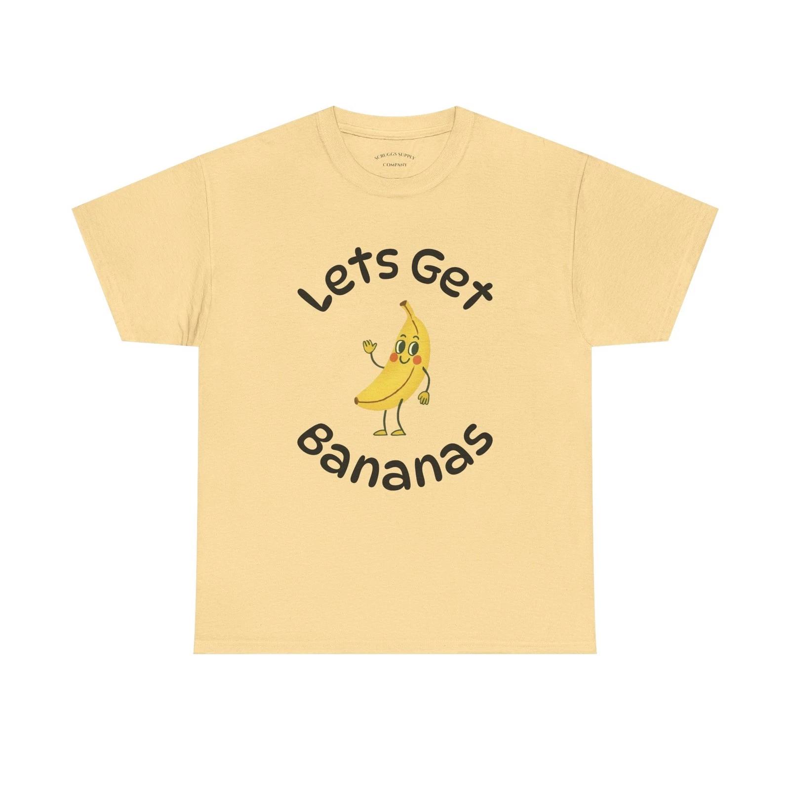 Lets Get Bananas Dancing Banana T-Shirt L