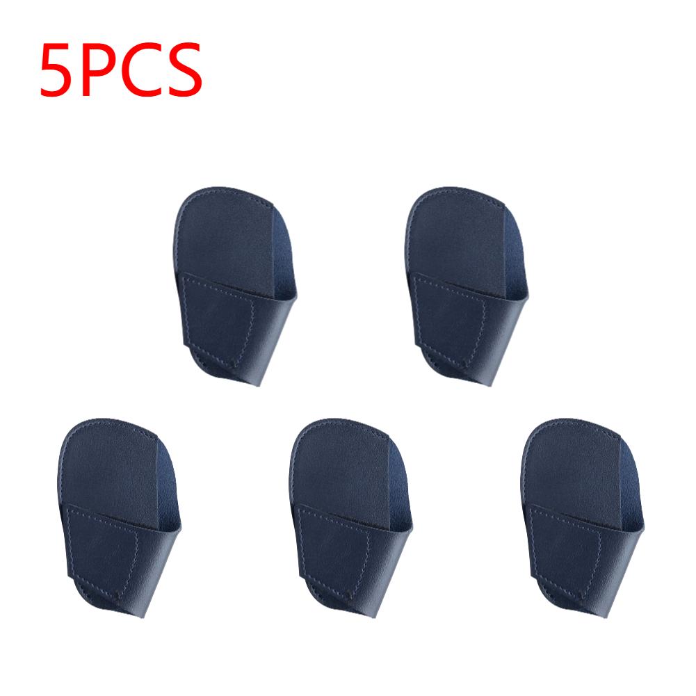1-10 Stück Tragbare Golfschlägerhauben PU Leichtgewichtige Golfschlägerkopf Leder Wedges Abdeckungen Outdoor Golf Sport Zubehör für Golfer