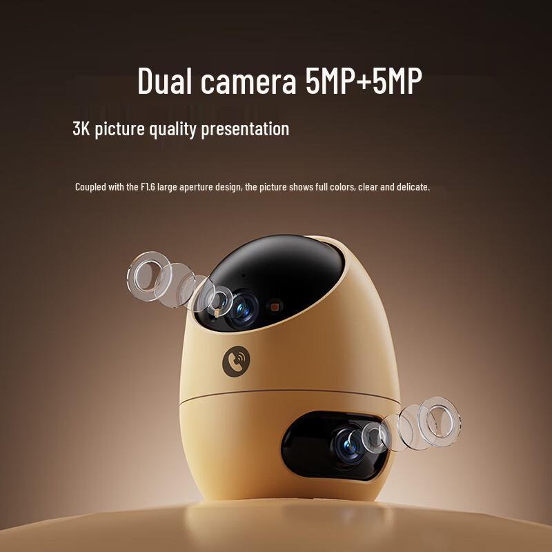 Jingxiaodou EZVIZ 360° Dual-Lens Smart Home Security Camera