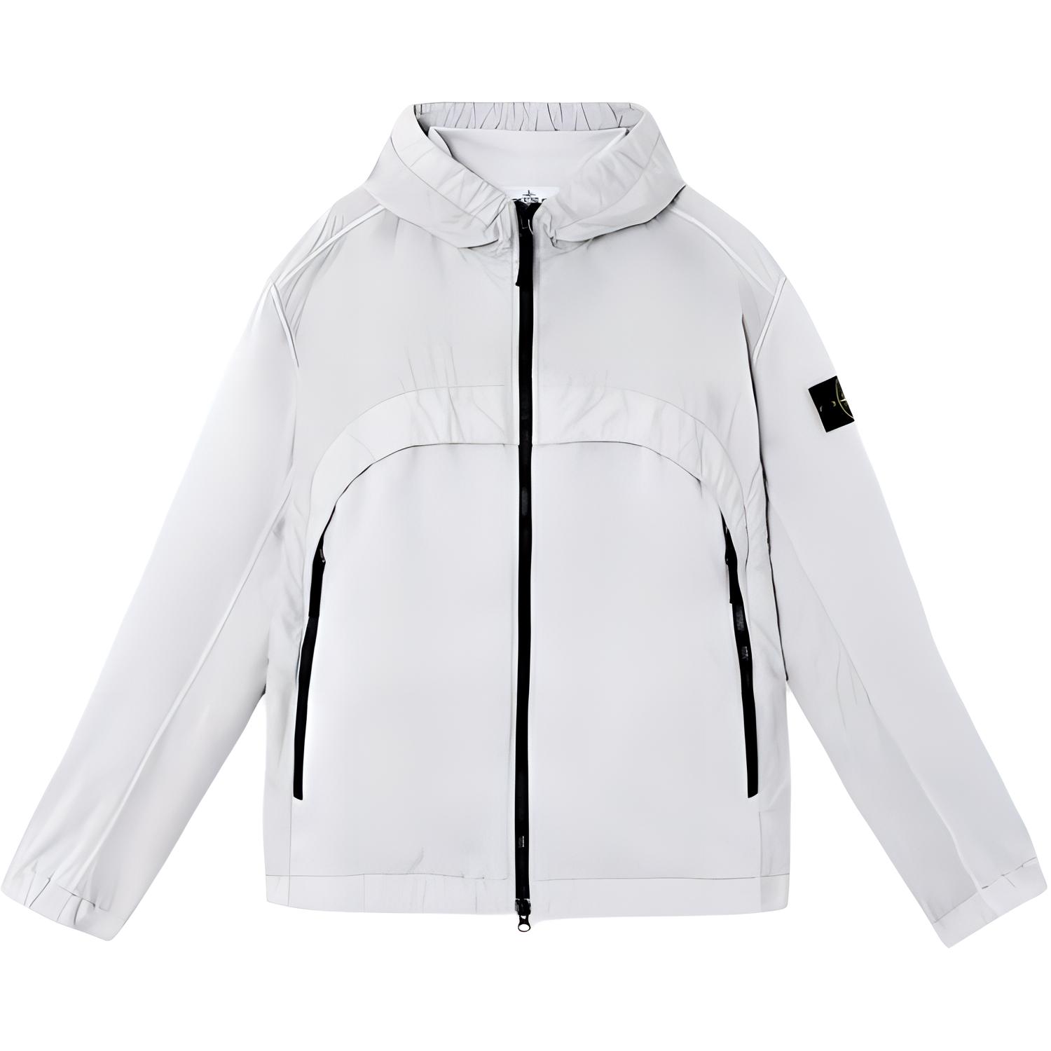 

STONE ISLAND Ss25 Нейлоновая Водонепроницаемая Хлопковая Комбинированная Очень Облегающая Куртка с Капюшоном Мужская Куртка K1S1541000-41S0A23-V0061 L