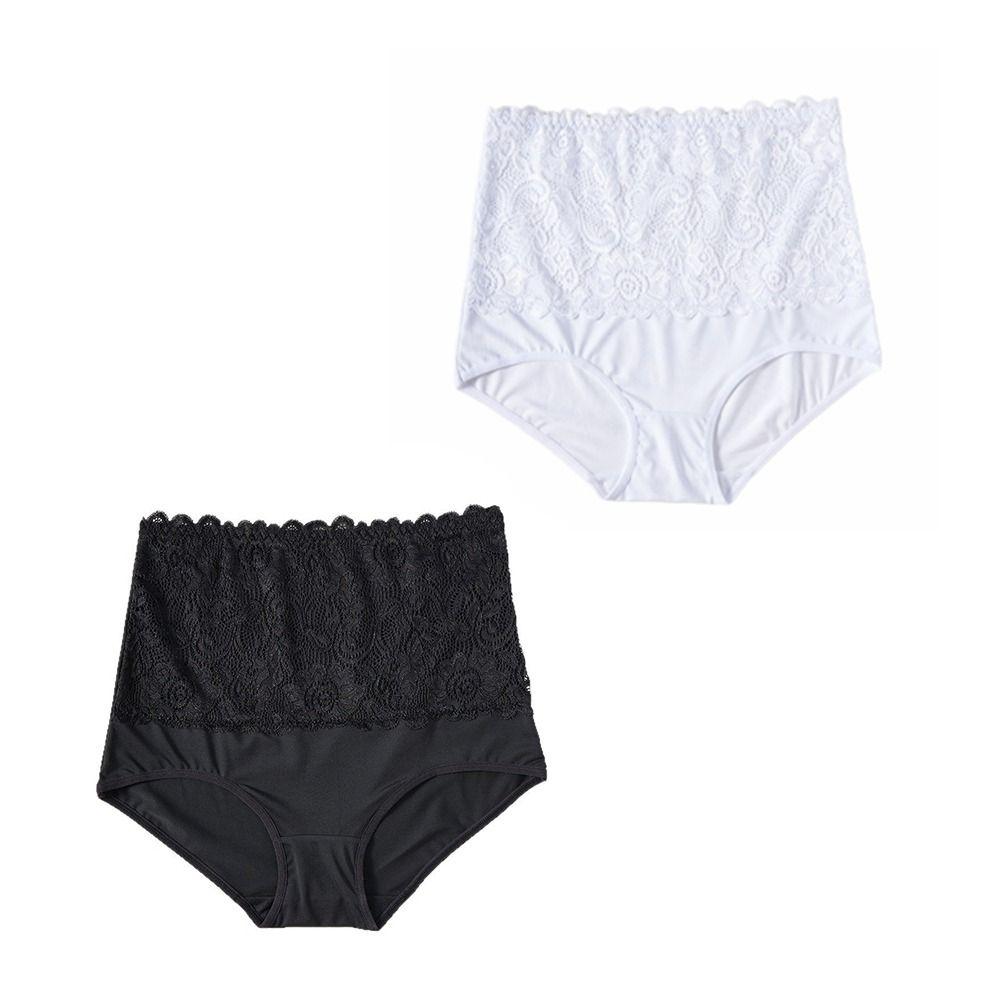 High Waist Lace Butt Lifter Briefs Shapewear Postpartum Body Shaper Lace Slimming Shapers  Lady