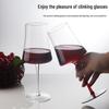 Elegant Waist-in Red Wine Glass