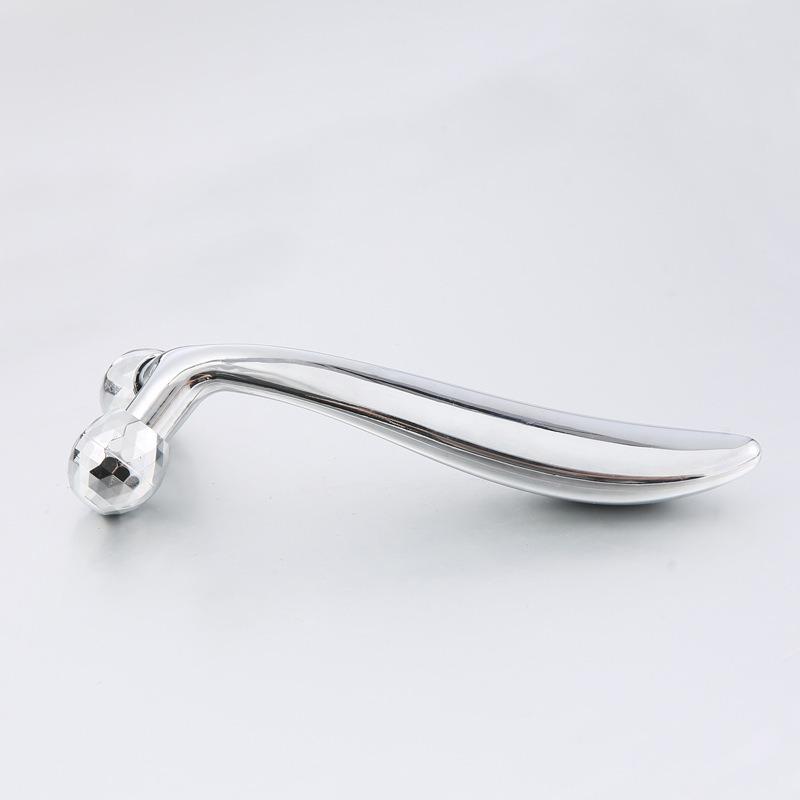 Micro current electronic 3d roller massager face beauty instrument V face lift handheld massager