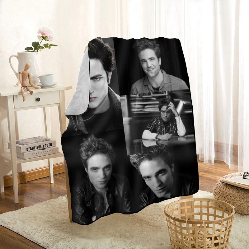 Neuer Artikel Robert Pattinson Decken Druck Weiche Decke Überwurf für Zuhause/Sofa/Bettwäsche Tragbare Reise Decke für Erwachsene 1208p