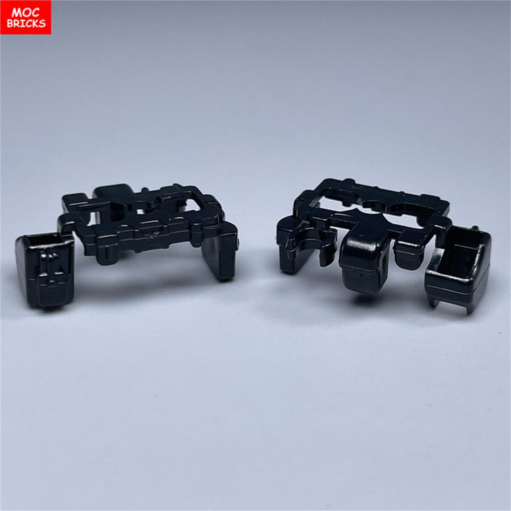 10pcs/lot MOC Bricks Tactical Belt 4cm Figure Wear accessories DIY SWAT military weapons Building Blocks Toys for Children gifts
