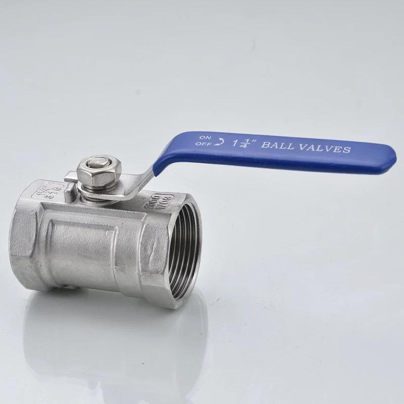 304 Stainless Steel Single-Piece Internal Thread Ball Valve Switch