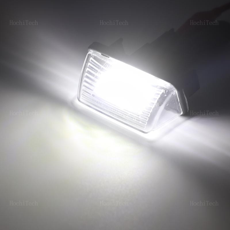 12V LED Număr Lumină Număr Înmatriculare Lămpi CANBUS Led alb Fără Eroare pentru Peugeot 206 207 307 308 407 5008 Partner Citroen C3 C4 C5