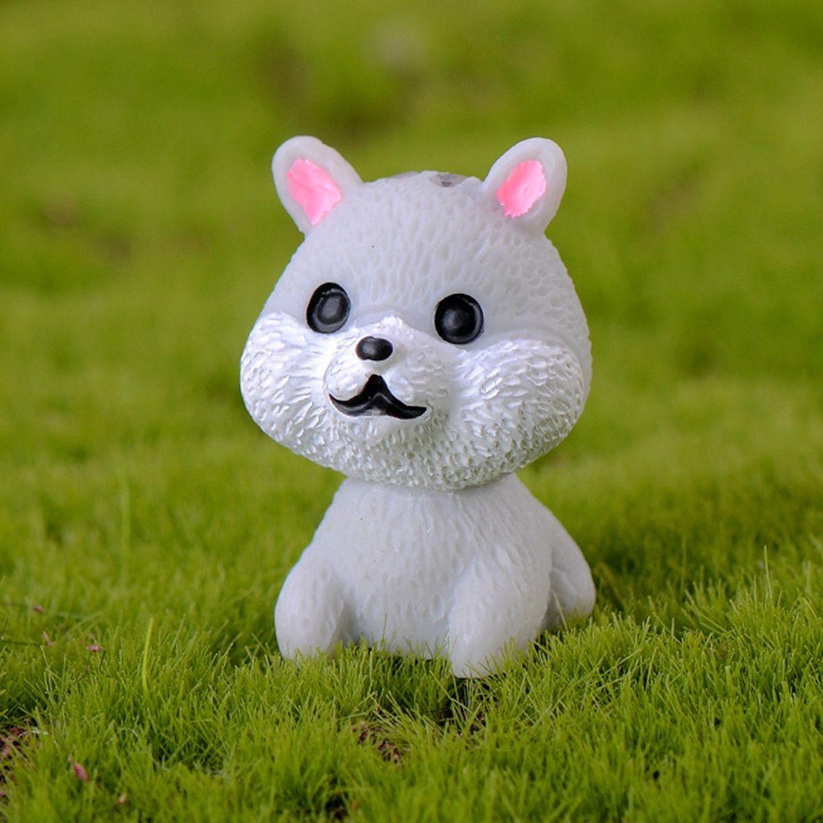 

Сделай сам Креативная Мини Статуэтка Щенка Смола Собака Орнамент Фигурки Животное Миниатюра Украшение для Торта 7