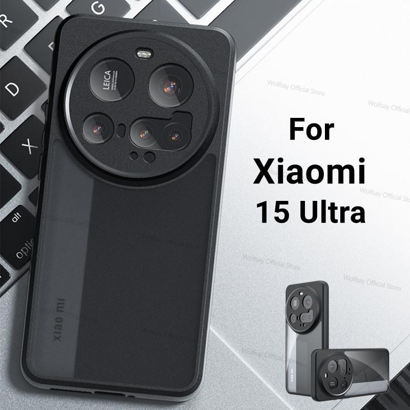 For Xiaomi 15 Ultra Case Xiaomi 15 Ultra 5G Cover Funda Luxury Matte PC + TPU Shockproof Phone Cover Cases For Xiaomi 15 Ultra