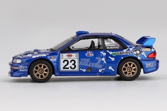 Sunrich MINI GT Scale Subaru Impreza WRC99 Acropolis Rally 2000 Finished Model 1/64 #23 (Left-Hand Drive) MGT01078-L