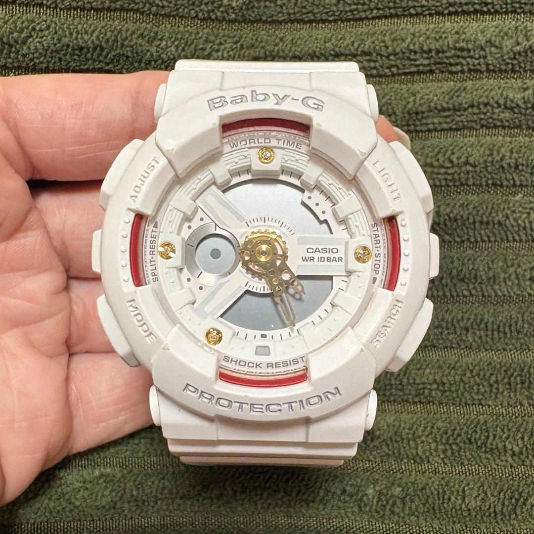 baby-G CASIO watch white with diamonds