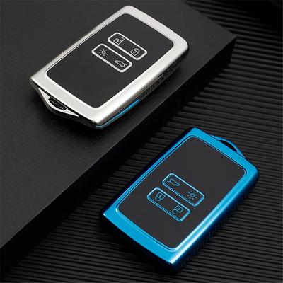 NIEUWE TPU Autosleutel Case Volledige Cover voor Renault Koleos Kadjar Megane Talisman Captur Espace Clio 2016-2019 4 knop Accessoires