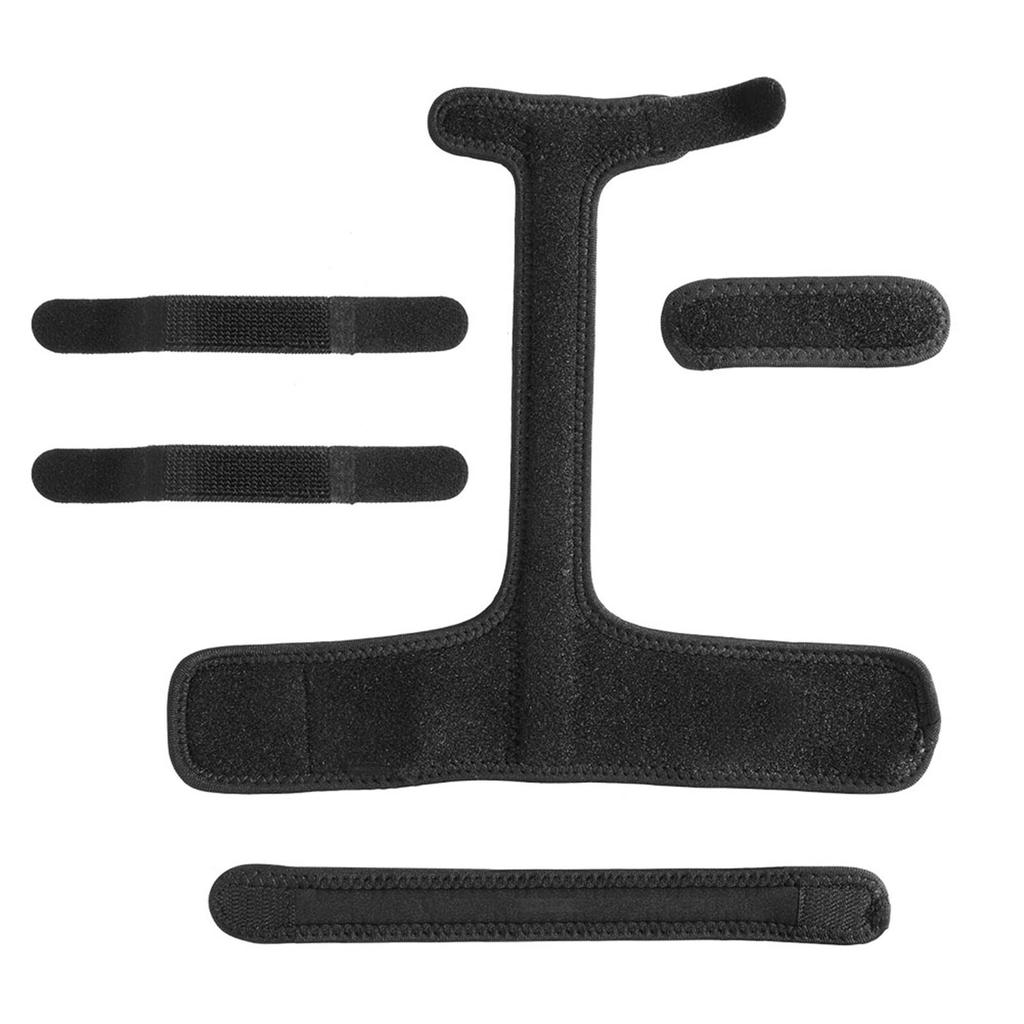 FBA Finger Guard Fracture Splint Fixed Sleeve Hammer Finger Rehabilitation Fixator Knuckle Finger Guard Black