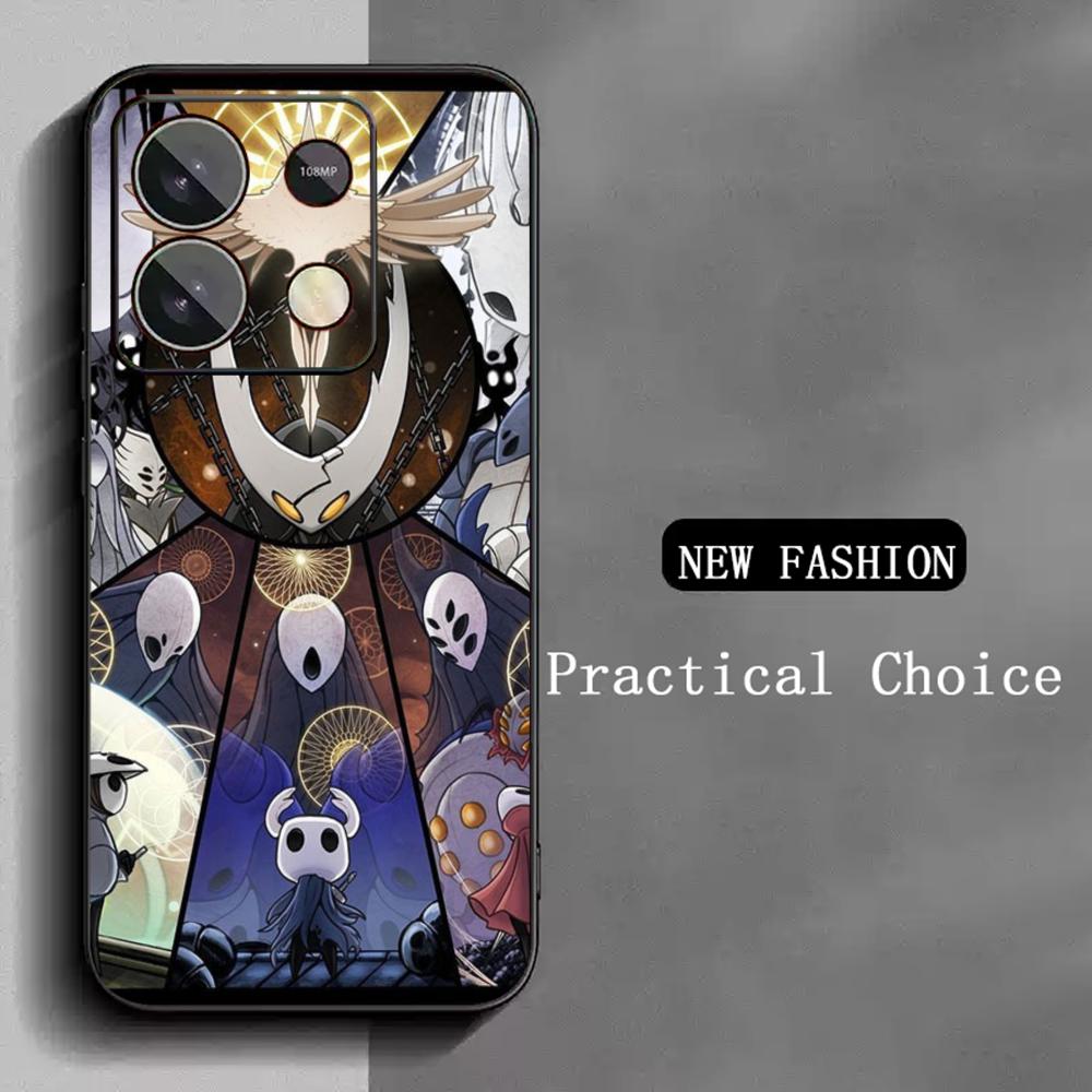 Hollow Knights game fashion pattern Phone Case For Redmi Note 14 13 12 11 Pro Plus S 5G 14C A3 Soft Black Phone Cover