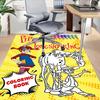 1PC Pippi Longstocking Coloring Book Extra Large Non Slip Floor carpet, Office, family, bedroom, Studio Large Area Rug Indoor Rugs