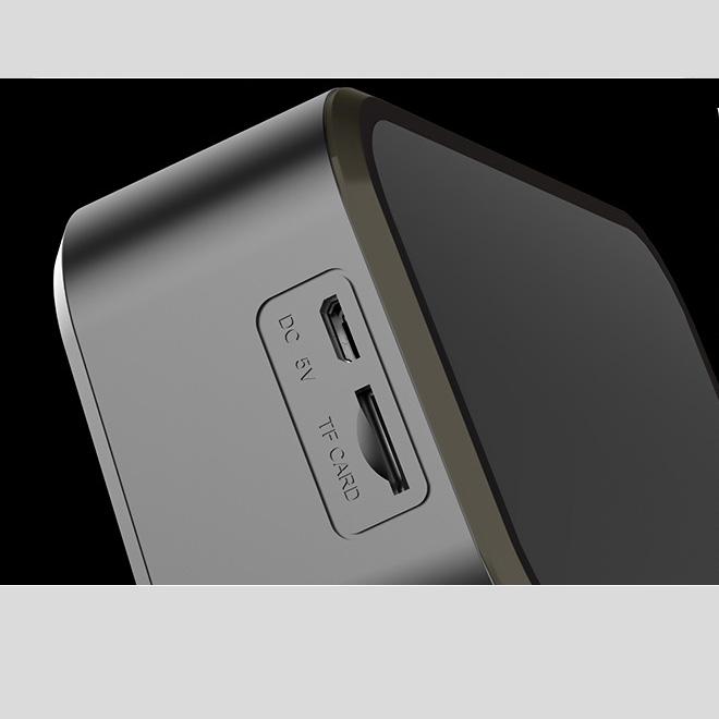 Tischuhr, Bluetooth, kabellos, Audio, Mini-LED-Spiegel, digitaler Wecker, Temperatur, Wochenendanzeige, Schreibtischuhr