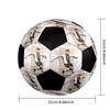 Jamal Musiala Ballon de Football en Salle Coloré Couture Machine PVC Taille 5 Entraînement d'Équipe Prêt pour la Compétition Durable Haut Rebond Cadeau Sportif Cool