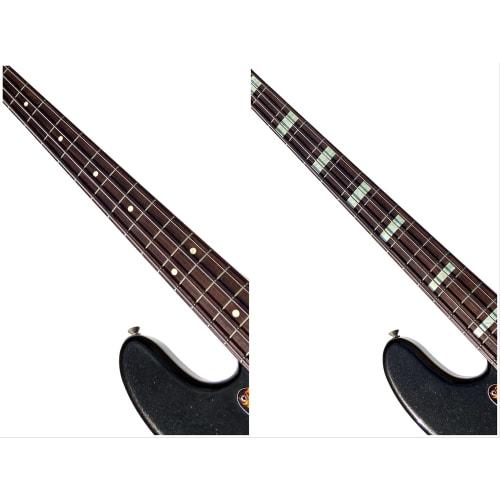 Jockomo Jazz Bass Bloque (Perla Blanca Envejecida) Pegatina de Incrustación para Guitarra