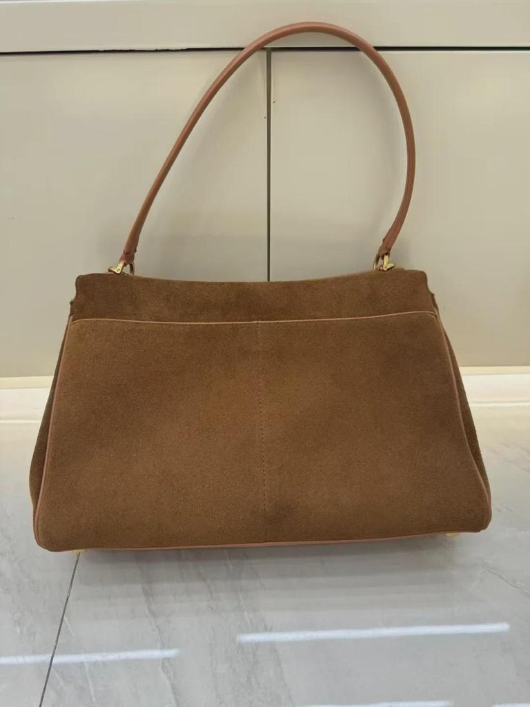 Luxury B's Rodeo Suede Frosted Tote: European-American Style Large Handbag & Crossbody