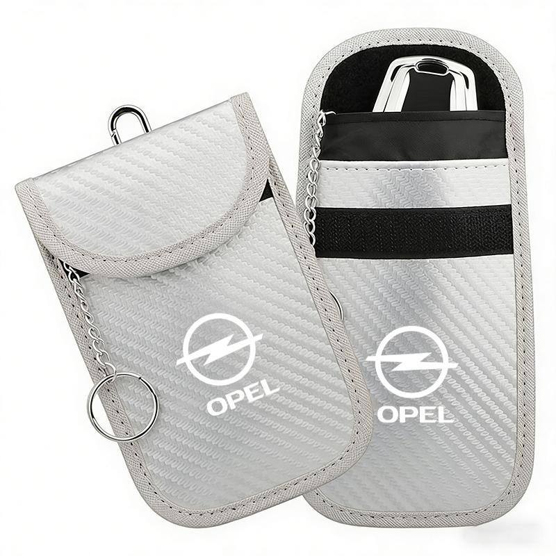 Car Key Case Signal Blocker Bag RFID Shielding Pocket For Opel Astra G H J K F Corsa D Zafira B Insignia Mokka Regal Accessories
