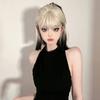 Coney Wig Women Short Hair Full Head Cover Internet Celebrities Gradual Change Bangs Short Platinum Gradual Change Black Lolita Wig