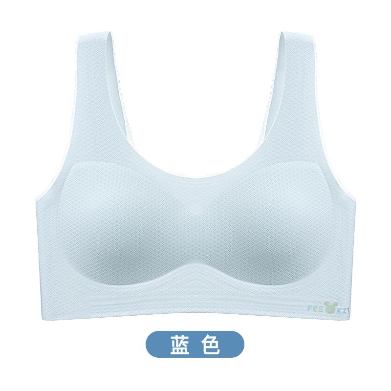 

Junior high school students adolescent development vest summer thin children sports bra cover - Xxl (recommended 65-75kg ) синій