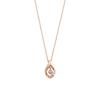 Vendome Aoyama Necklace K18 Pink Gold Diamond Drop AGAN619440DI [Official]