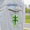 3D Printed Lizard Keychain, Glow in The Dark Pendant with Luminous Edges, Anime Keychain Pendant from The Adventures of Jackie Chan Metal Keychain