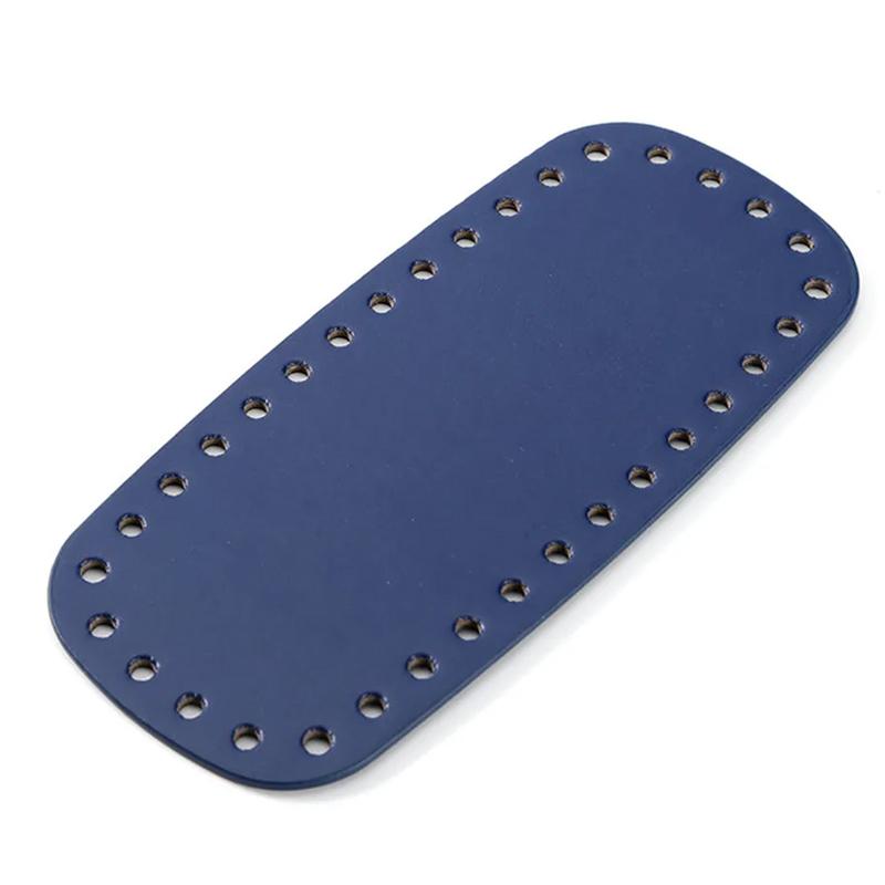 Knitted Bag Long Bottom Pu Leather Bag Bottom Handmade Bottom With Holes Diy Crochet Bag Bottom Accessories