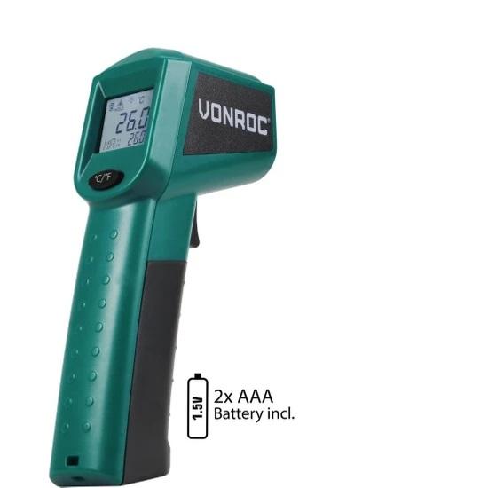 

Лазерный цифровой инфракрасный термометр Vonroc