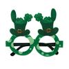 Patricks Day Glasses Shamrock Leprechaun Green Glasses Photo Props Decoration Adult Kids Costume Party Glasses
