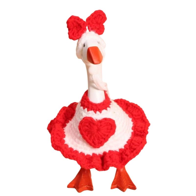 User Friendly Polyester Mini Geese Holiday Ornament for Festival Decoration Long Time Easy Party Fun Family Bondings