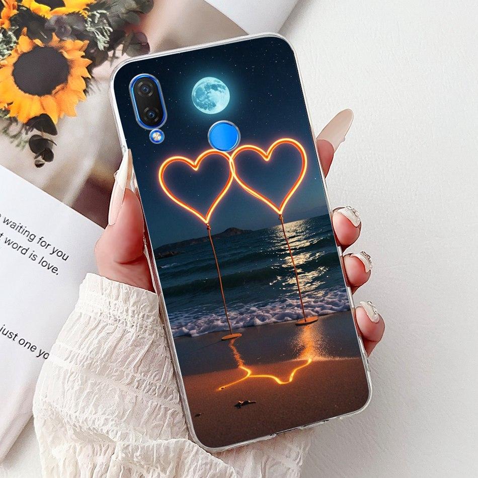 For Huawei Nova 3i INE-LX1 INE-LX2 Cool Dragon Tiger Painted Phone Case For Huawei Nova3i Soft Silicone TPU Cases