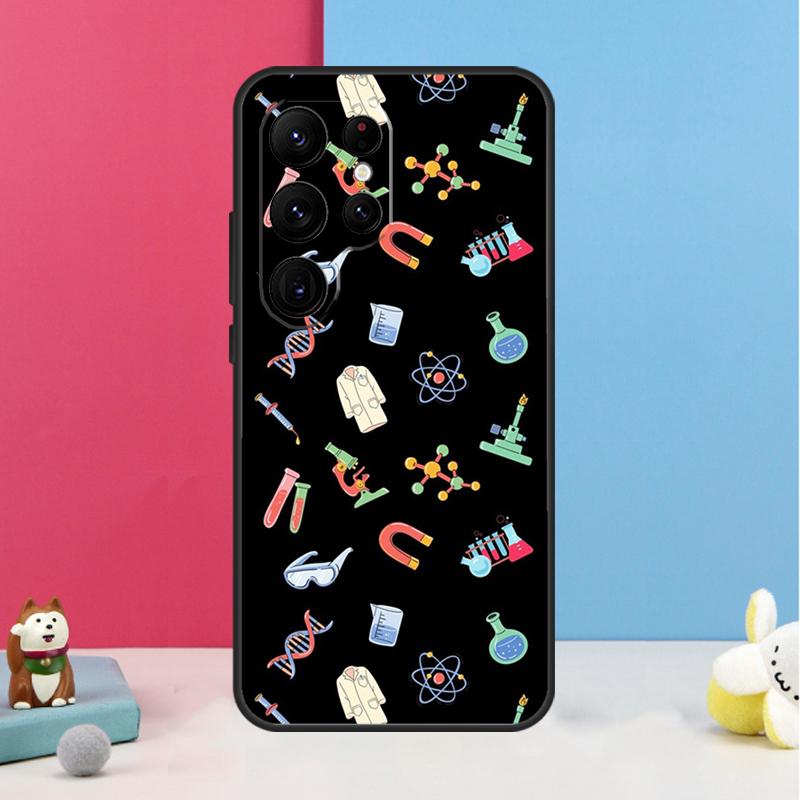Chemistry Laboratory Case For Samsung Galaxy S26 S25 S24 S20 S21 S22 S23 Ultra S10 Plus S25 FE Back Cover Shell