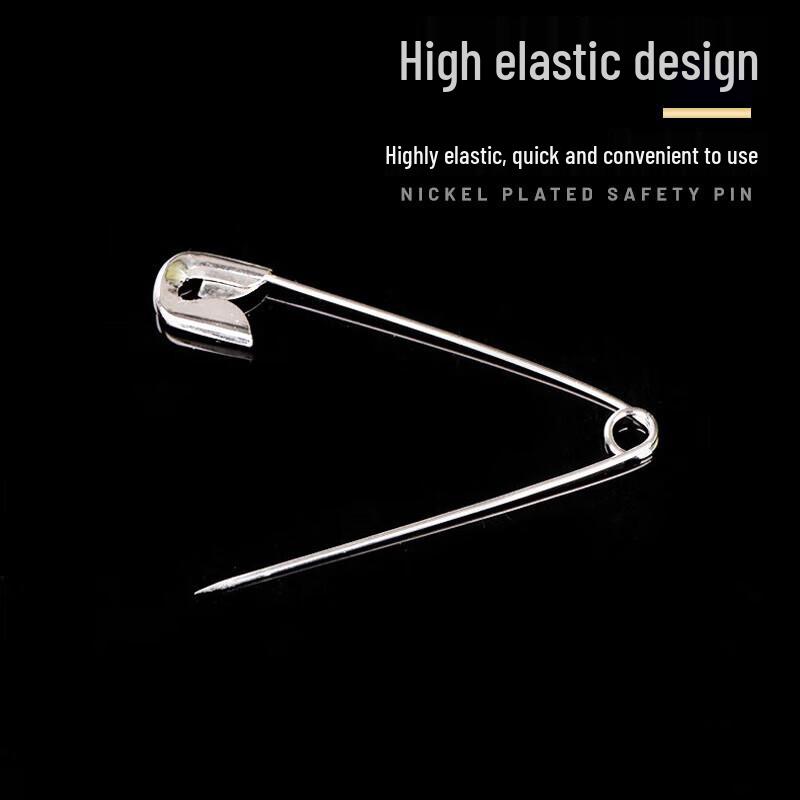Stainless Steel Safety Pins (100-Pack)