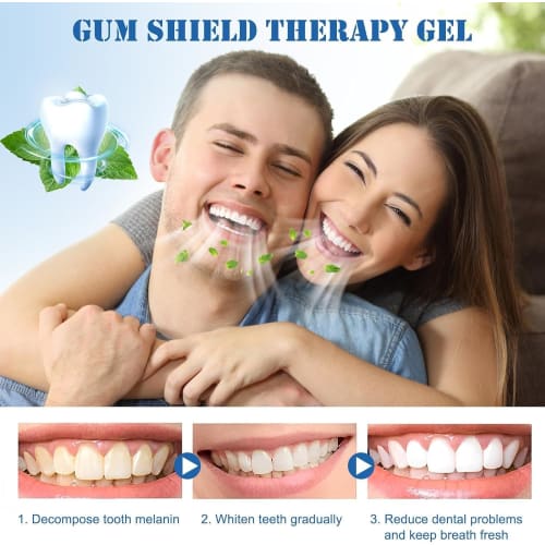 Gum Shield Therapy Gel, Teeth Whitening Essence Pen, Teeth Whitening Gum Instant Treatment Gel, Gum Shield Therapy Gel, Teeth Whitening Essence Pen, T
