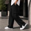 Men's Loose Fit Wide Leg Sweatpants with and Pockets for Gym