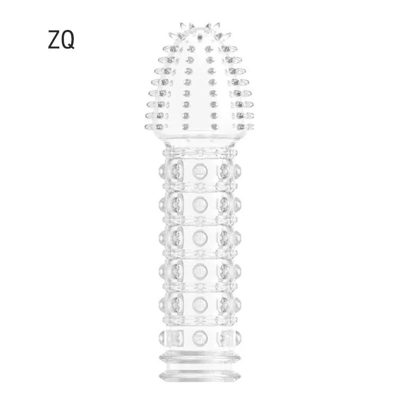 Penis Extend Sleeve Reusable Condoms Delay Ejaculation 15cm Penis Sleeve Cock Cover Sex Toy for Men Adult Sex Products